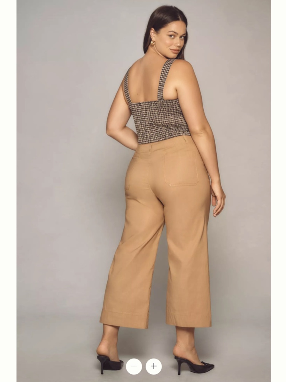 Anthropologie Maeve The Colette Cropped Wide-Leg Trousers - Picture 7 of 8